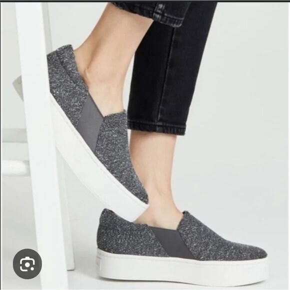 Vince "Warren" Tweed Slip On sneakers 10 - Picture 1 of 9